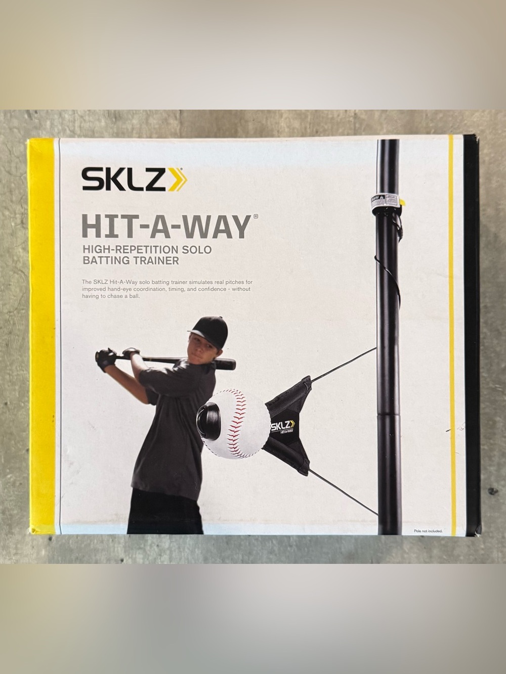 SKLZ Hit-A-Way Baseball Batting Swing Trainer Solo Practice NEW, Complete